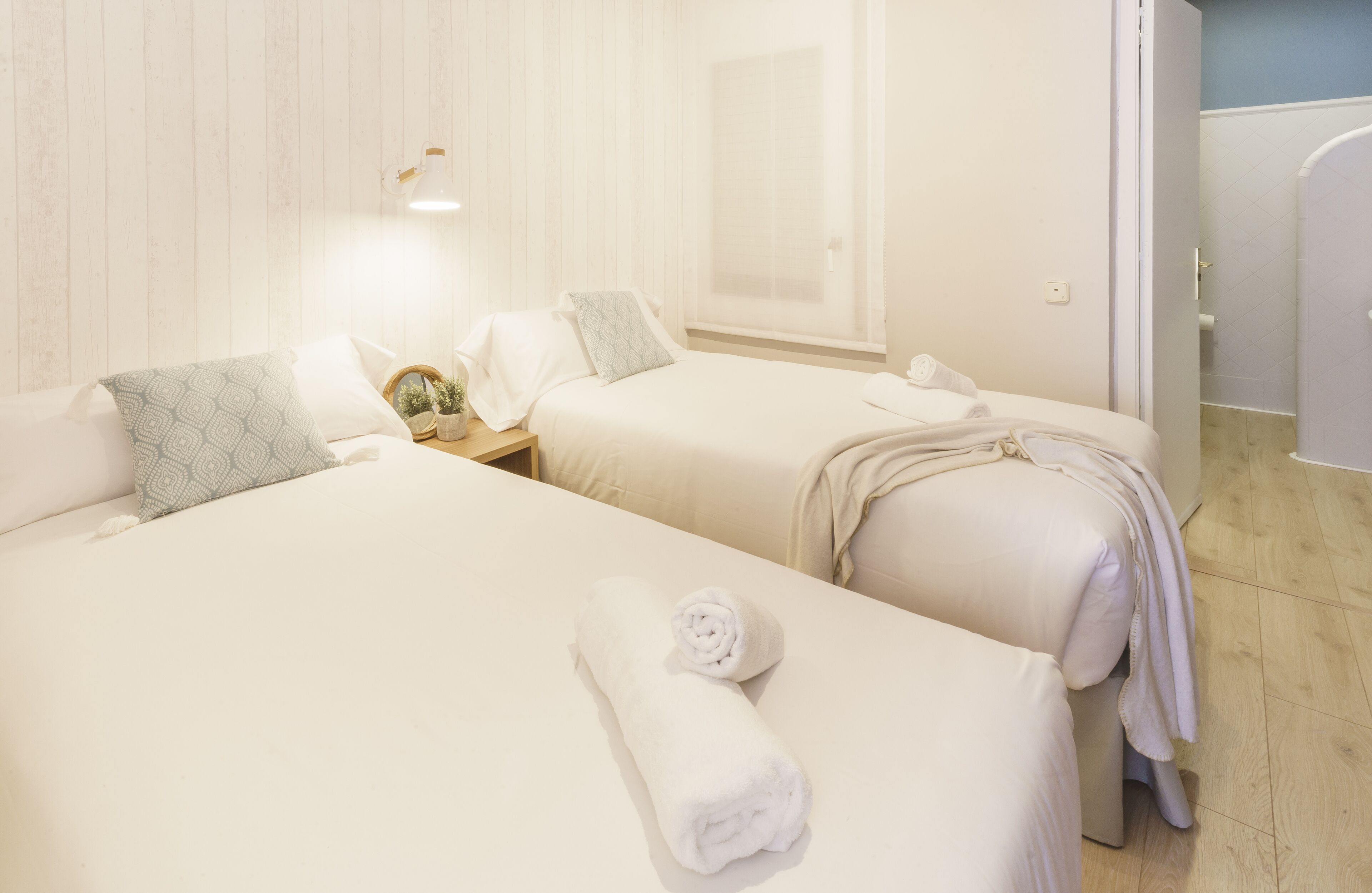 desk, cots/infant beds, free wifi, bed sheets