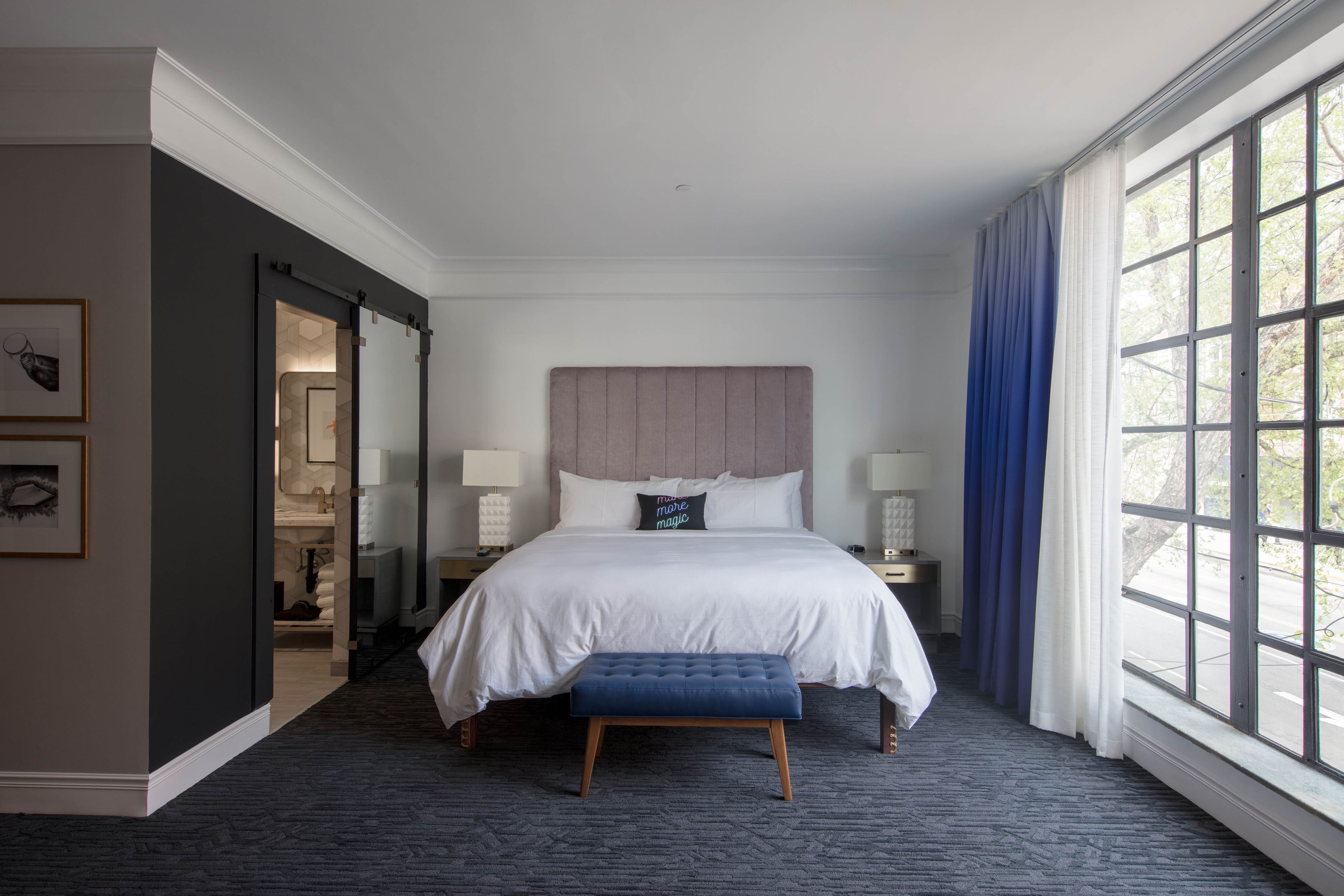 Unicorn Suite | Premium bedding, pillowtop beds, in-room safe, individually decorated