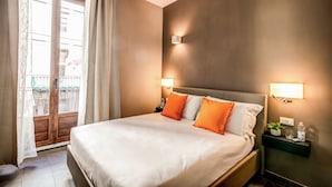 Sengetøy av topp kvalitet, dundyner, memory foam-senger og minibar
