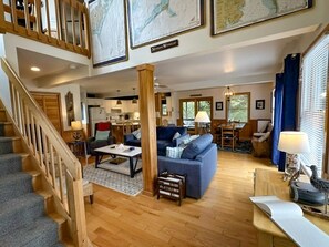 TV, Netflix, streaming services - Crows Nest:  Dog friendly home, wonderful decking, screened porch. (Ocracoke)