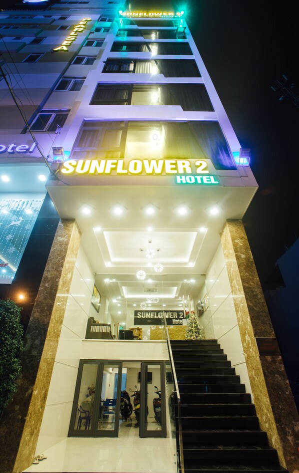 Front of property - evening/night