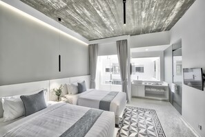 Standard Twin Room, 2 Twin Beds, Pool View | View from room - Chan Boutique (Sihanoukville)