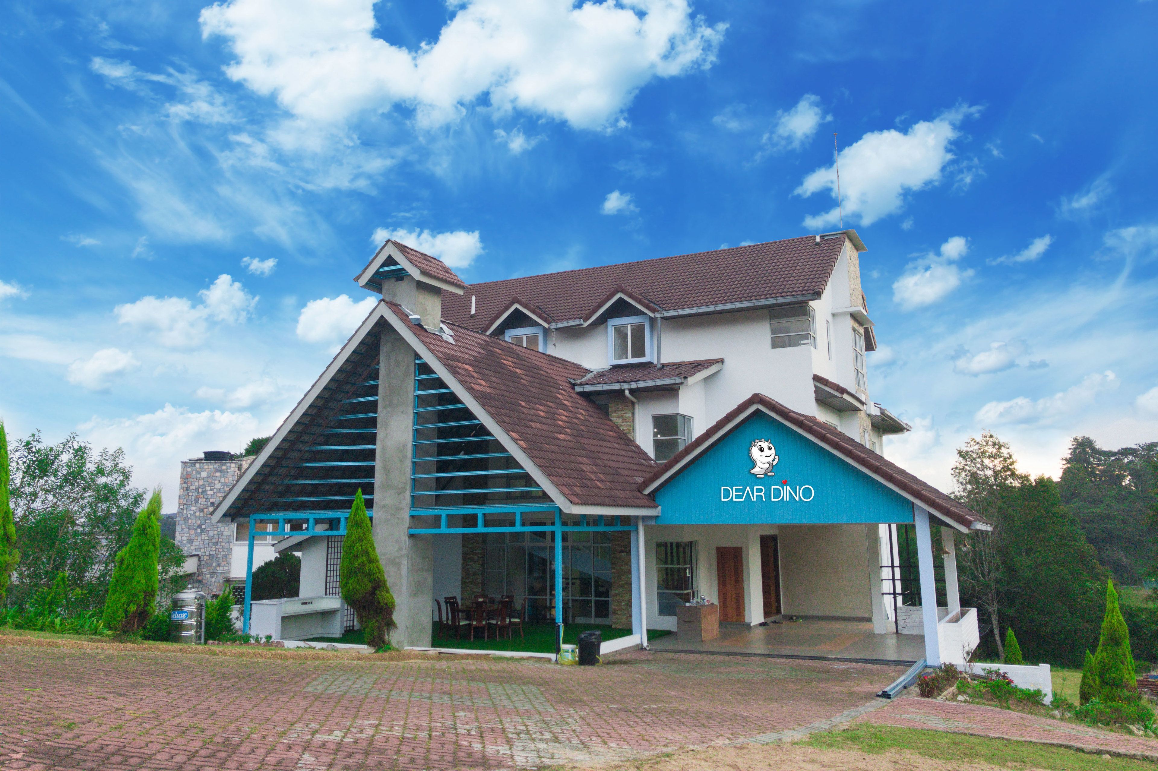 Façana frontal de l'allotjament