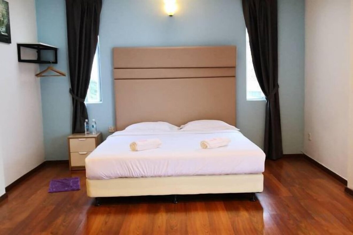 Iron/ironing board (on request), WiFi (free), bed sheets