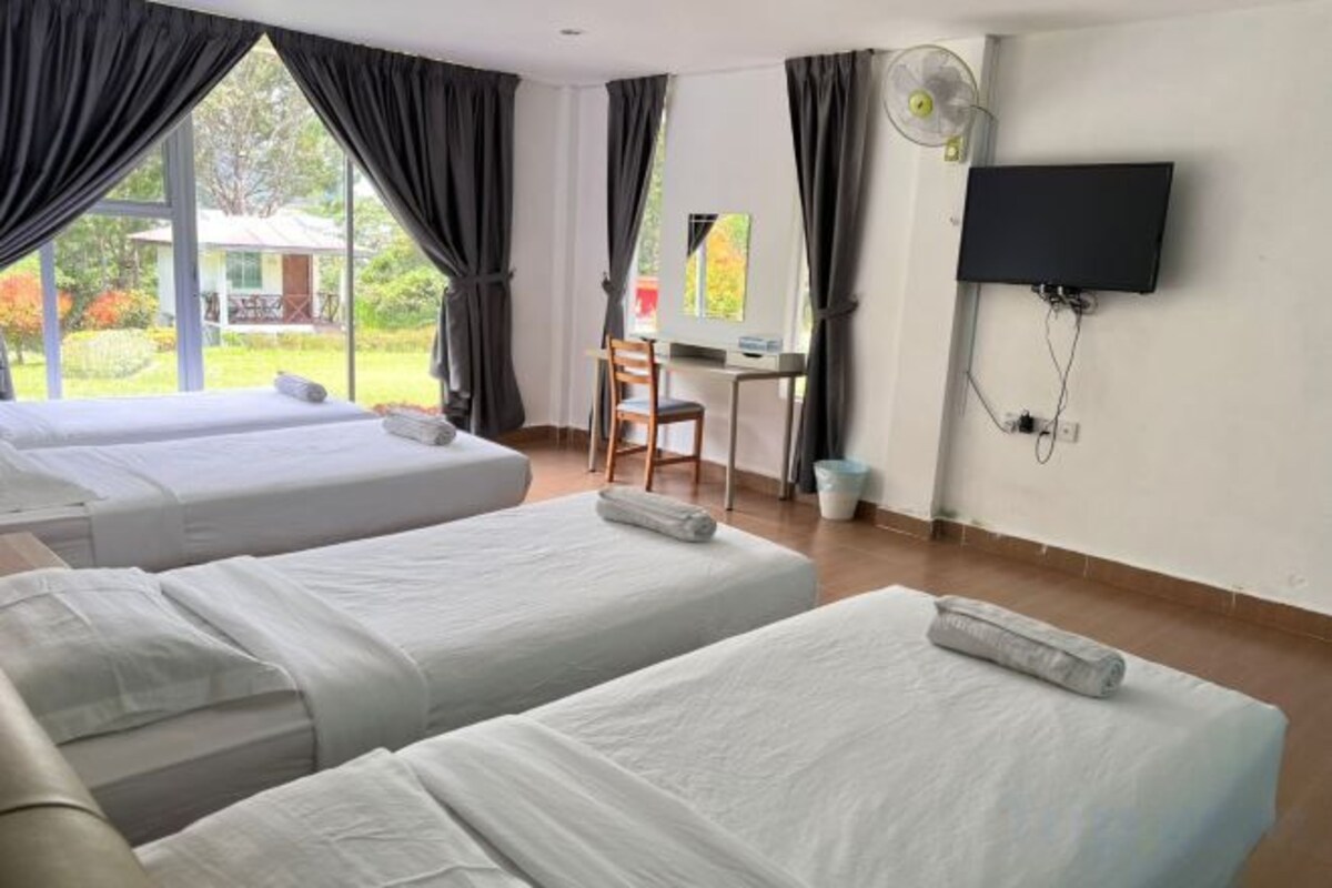 Iron/ironing board (on request), WiFi (free), bed sheets