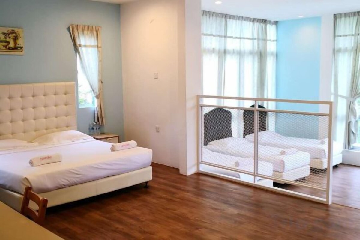 Iron/ironing board (on request), WiFi (free), bed sheets