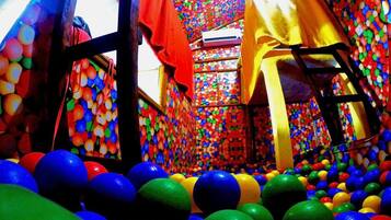 Shared Dormitory, Mixed Dorm (3P Shared Dorm - Bola Bola with AC) | Premium bedding, soundproofing, free WiFi, bed sheets