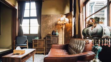 Luxury room, private bathroom (Room assign on arrival) | Living area | 32-inch flat-screen TV with digital channels, TV