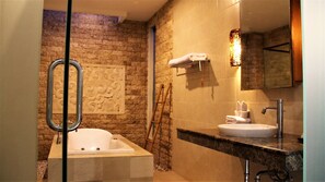 Share Pool & Kitchen Villa, 2 Bedroom, Pool View | Bathroom - The Nibbana Villas (Seminyak)