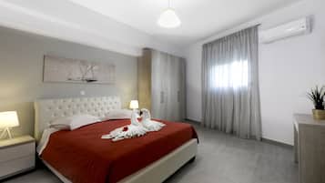 Luxury-Apartment | 1 Schlafzimmer, hochwertige Bettwaren, Select-Comfort-Betten, Minibar
