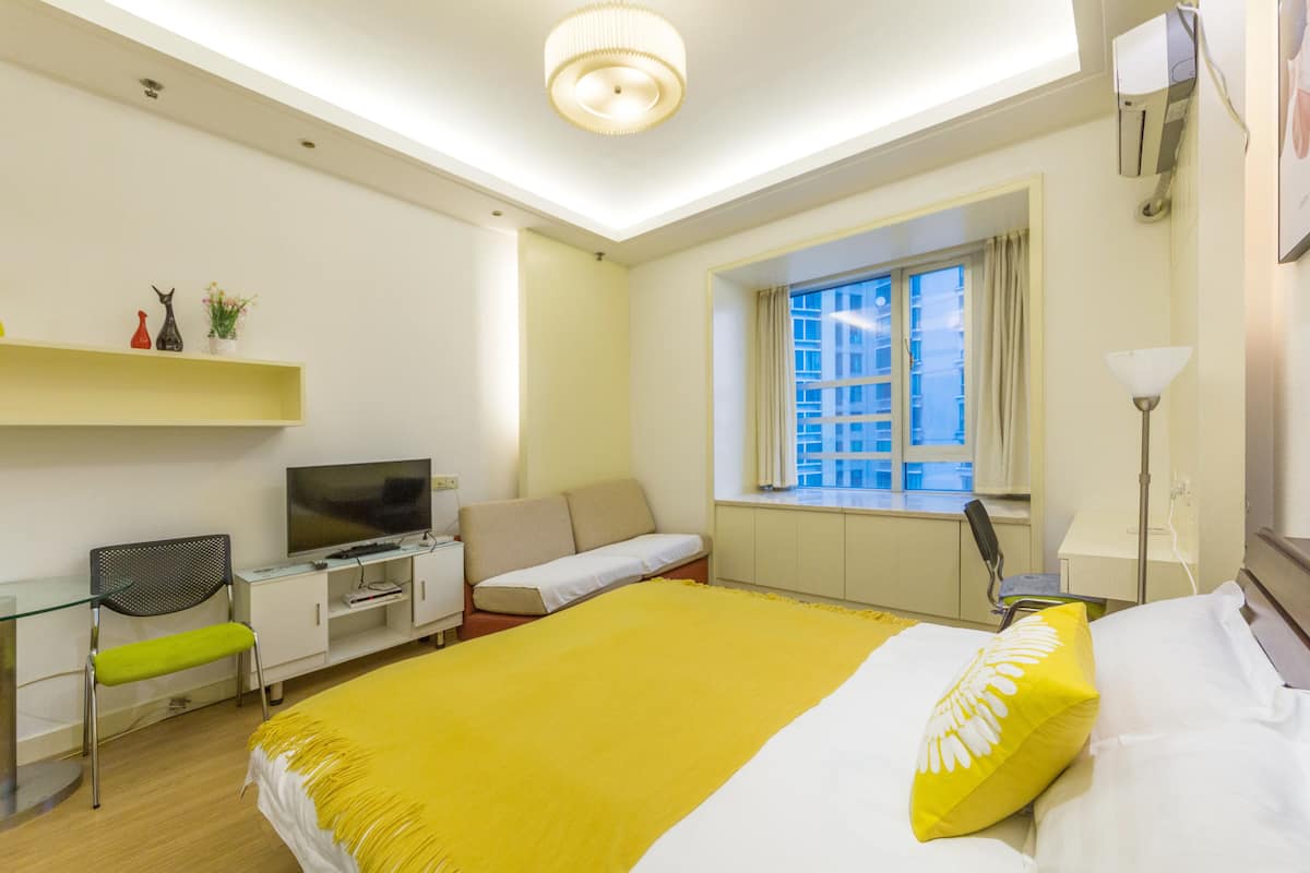 Habitación Deluxe doble | Escritorio, espacio para trabajar con un portátil, cortinas opacas