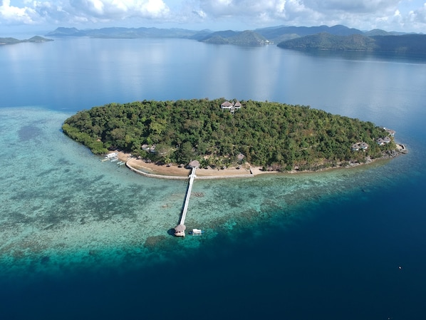 Aerial view - Iris Island Eco Resort (Busuanga)