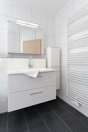 Regadera y secadora de cabello 