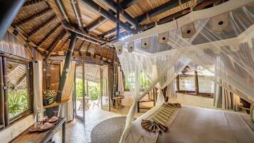 Semi-Open Bungalow | Minibar, in-room safe, desk, free WiFi