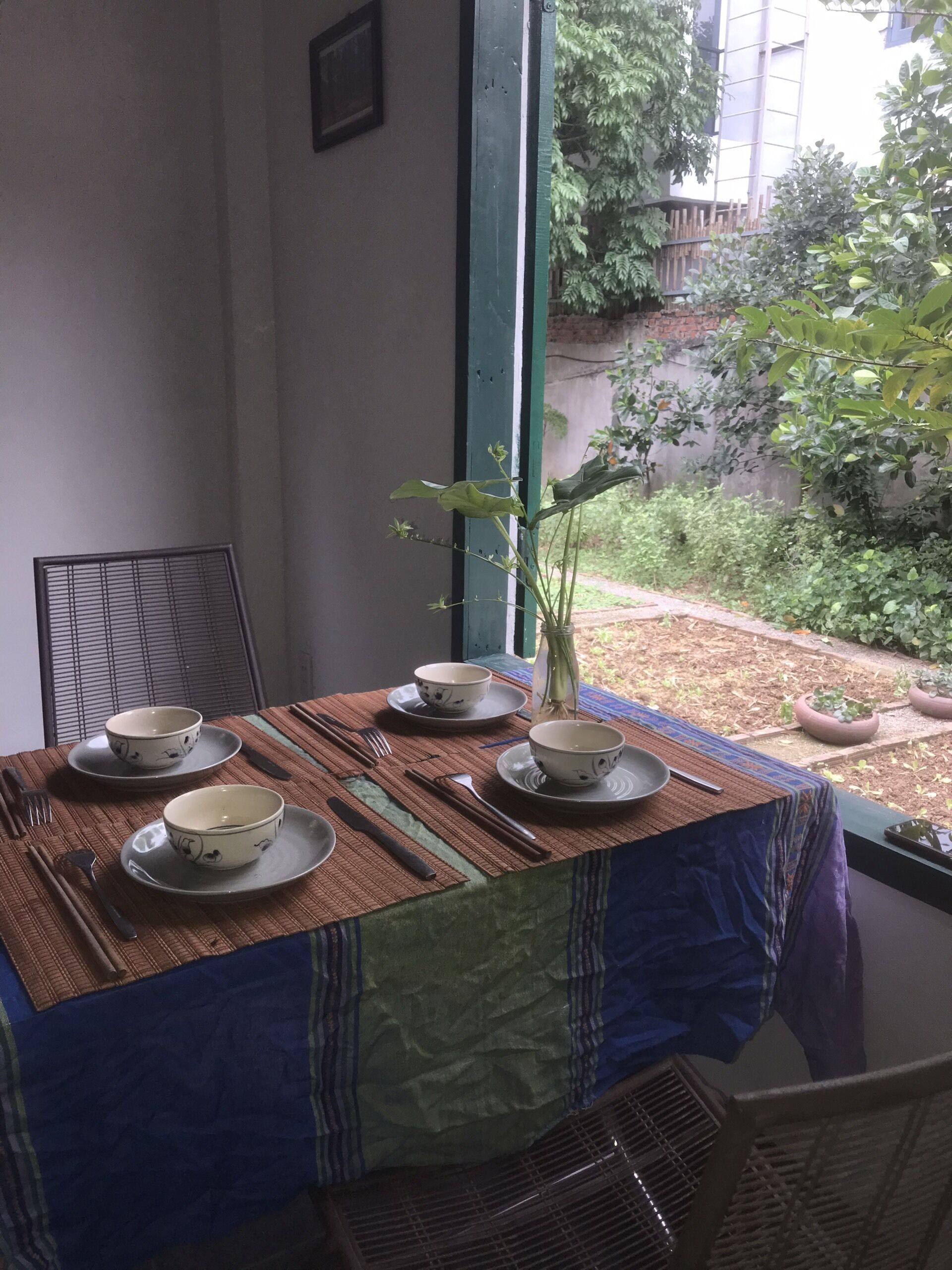 Café da manhã, almoço e jantar