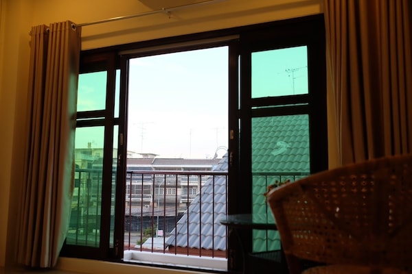 Uitzicht vanuit accommodatie