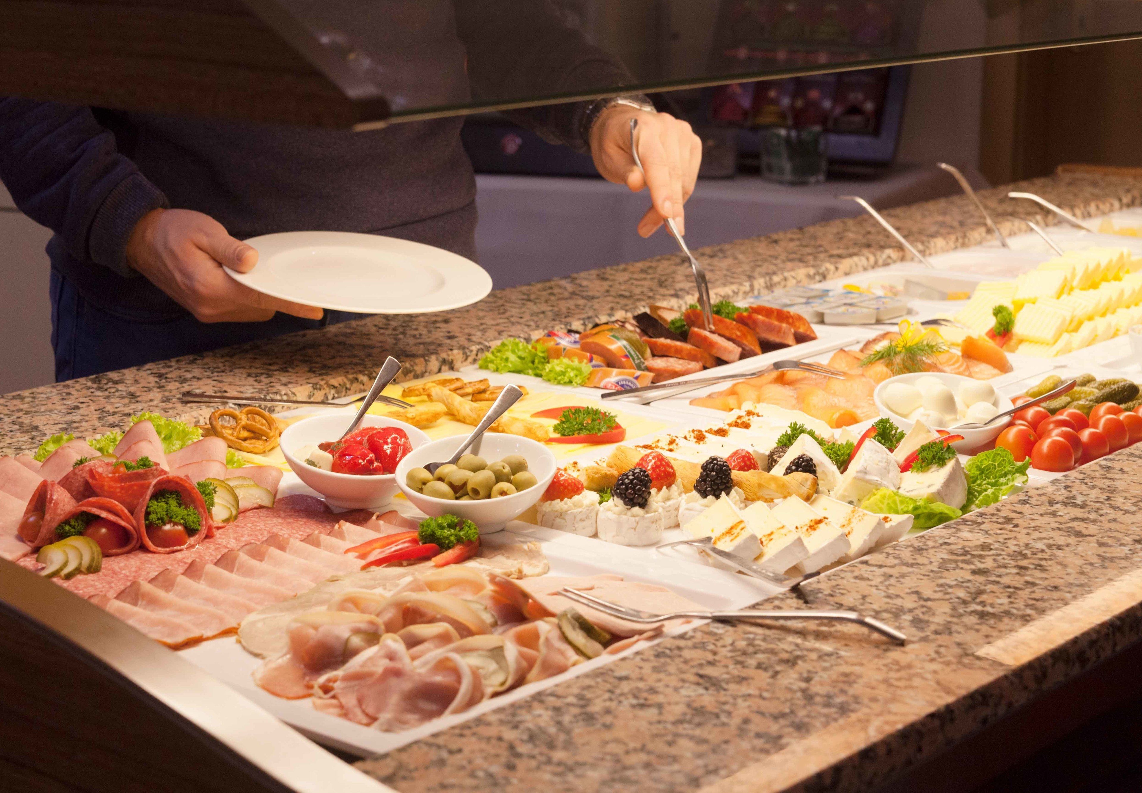 daily buffet breakfast (eur 13.00 per person)