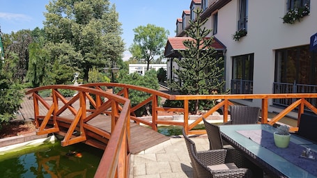 Área externa para banquete. Hotel 3 Linden