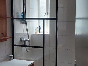 Bathroom - 3-room apartment with AC, wifi, terrace, parking - Argelès-sur-Mer (Argelès-sur-Mer)