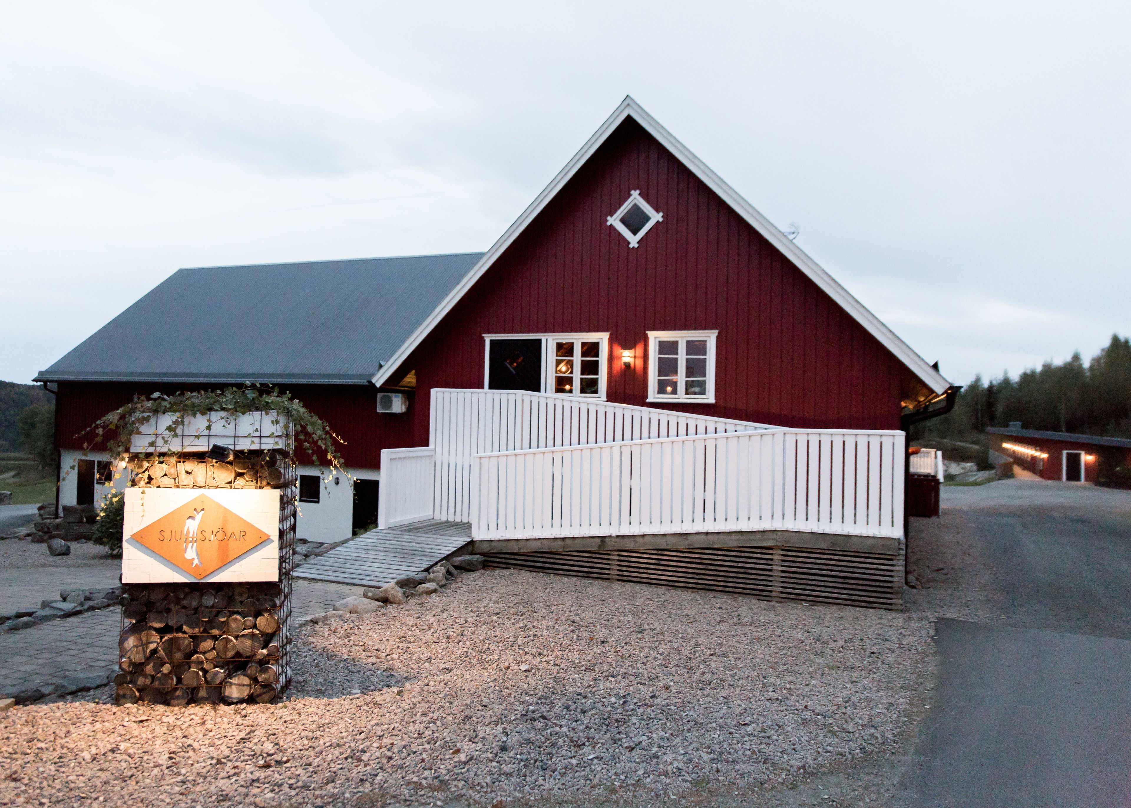 front of property – evening/night