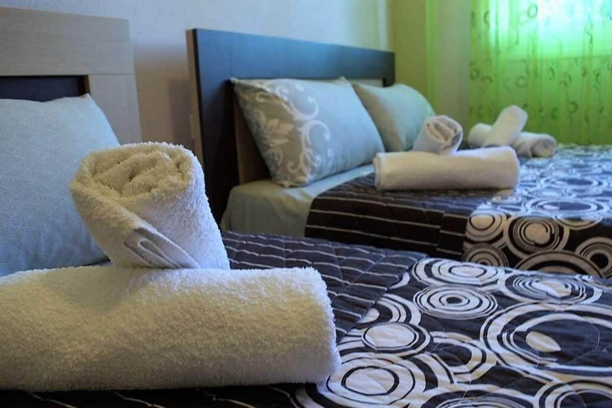 Iron/ironing board, free cots/infant beds, free WiFi