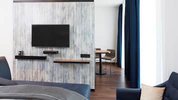 Zimmersafe, Verdunkelungsvorhänge, schallisolierte Zimmer