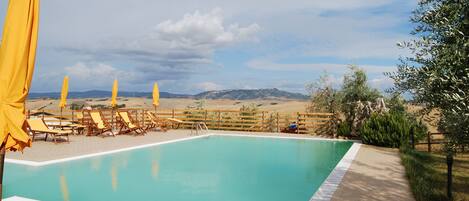 Outdoor pool, a rooftop pool