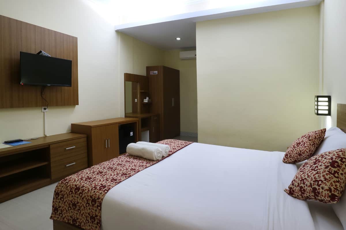 Kamar Double Deluks | Meja kerja, Wi-Fi gratis, dan seprai linen