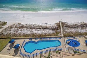 Indoor pool - GULF FRONT! **Reserved Parking** 2 BR 2 BA ~Phoenix V (Orange Beach)