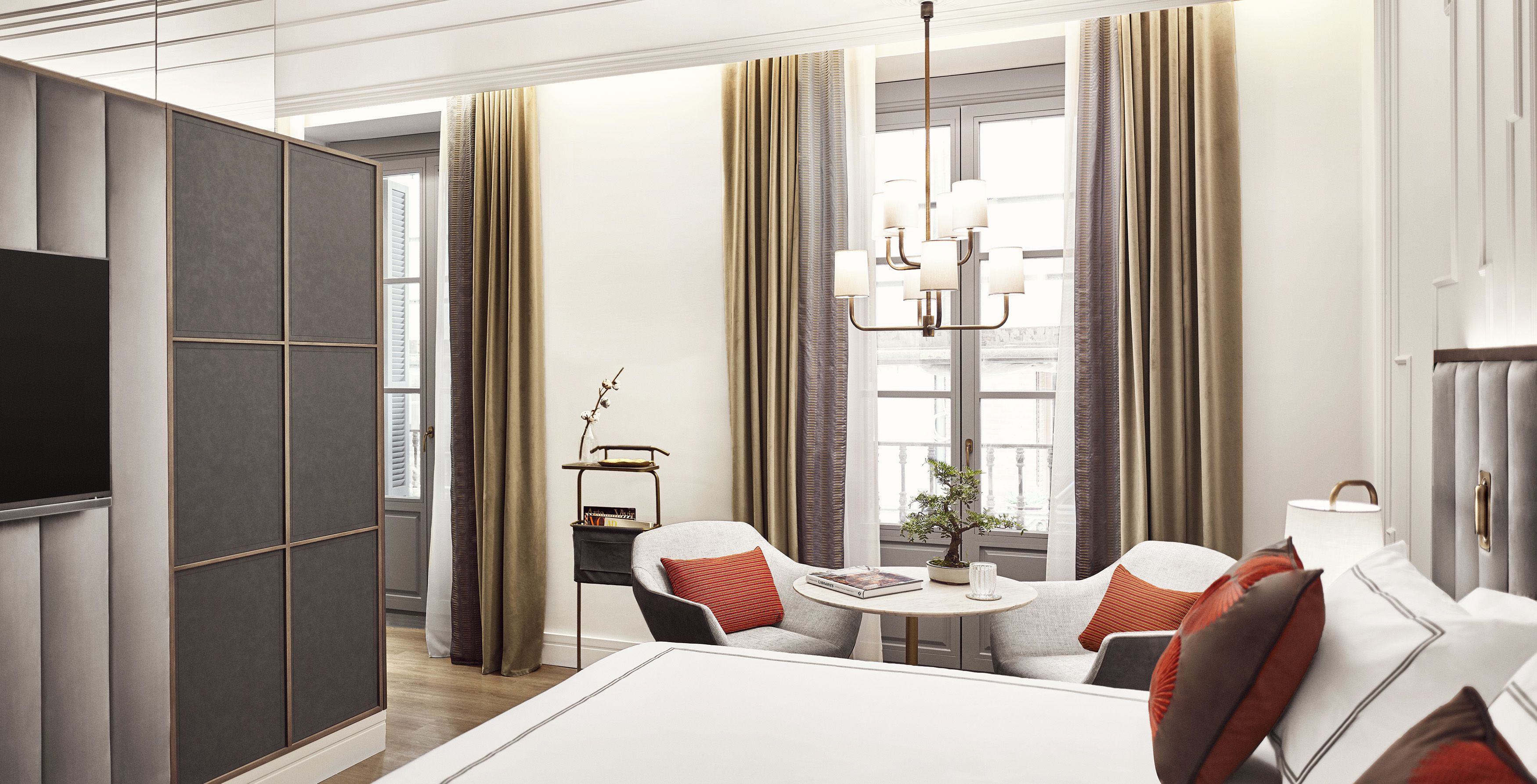 1 bedroom, egyptian cotton sheets, premium bedding, down duvets