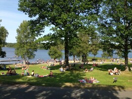Volleyboll och fiske