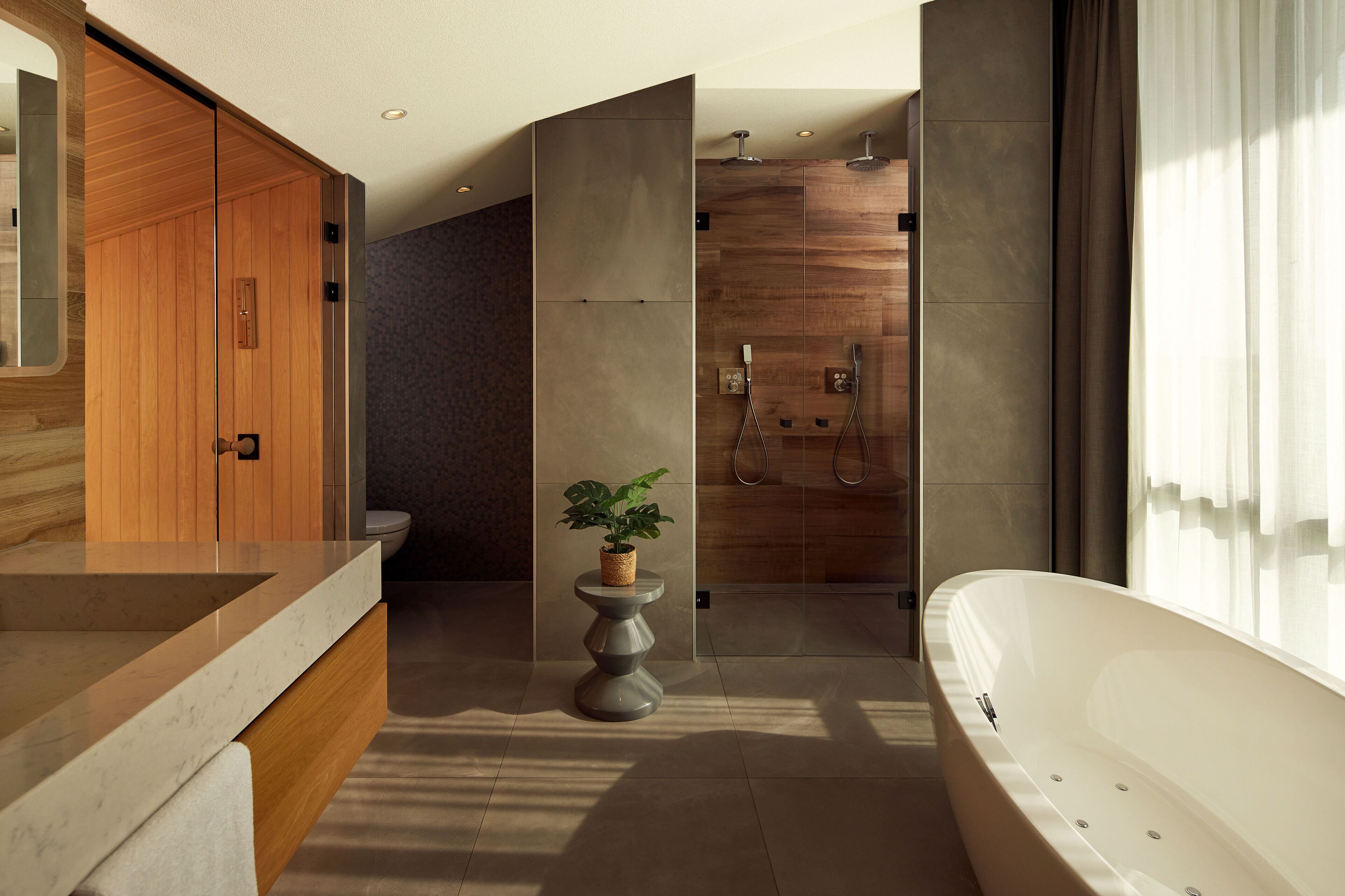 free toiletries, hair dryer, towels, soap