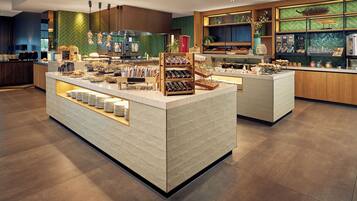 Daily buffet breakfast (EUR 21.50 per person)