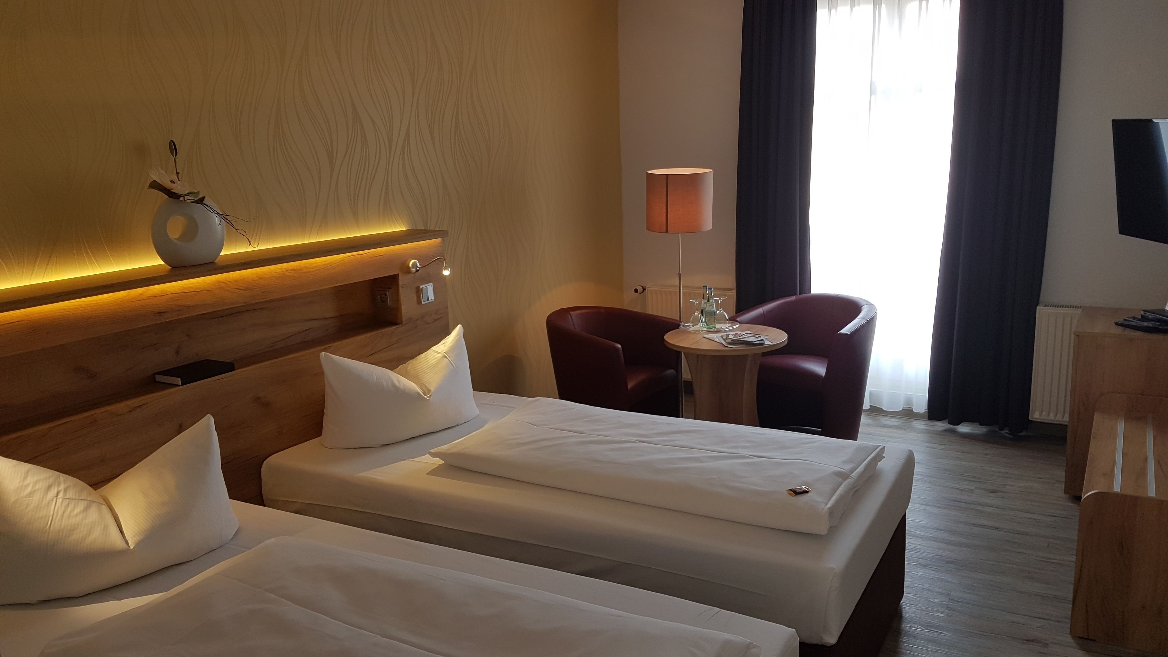 comfort double or twin room | in-room safe, desk, free cots/infant beds, rollaway beds