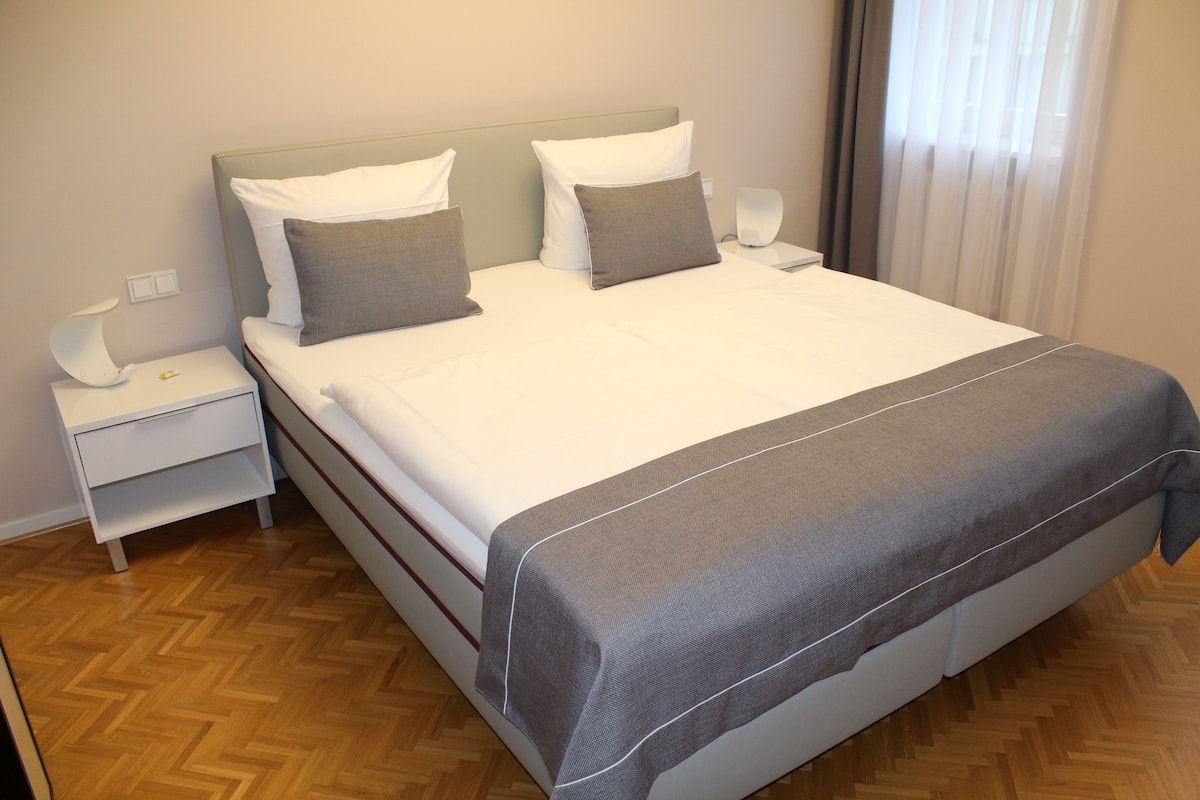 Classic Apartment, 1 Bedroom | Hypo-allergenic bedding, minibar, individually decorated