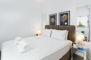 Appartement Design, 1 chambre | 1 chambre, espace de travail pour ordinateur portable