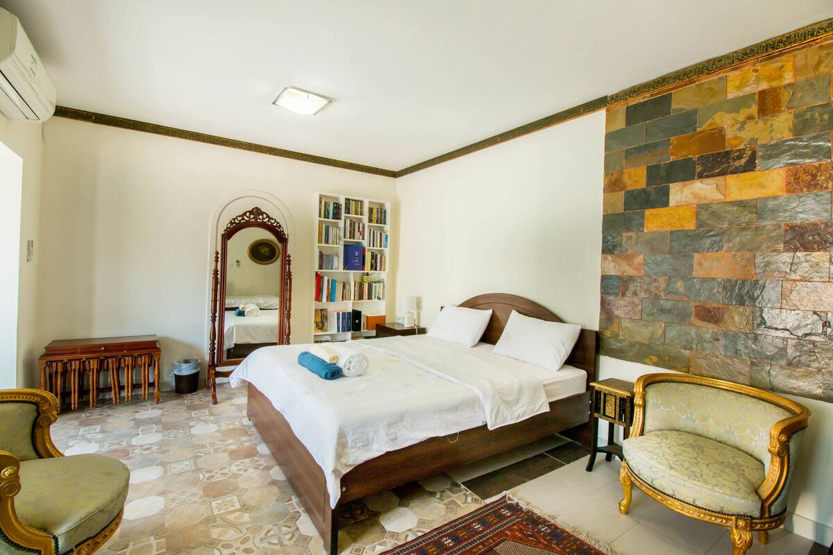 Suite, zum Garten hin | Ausblick vom Zimmer