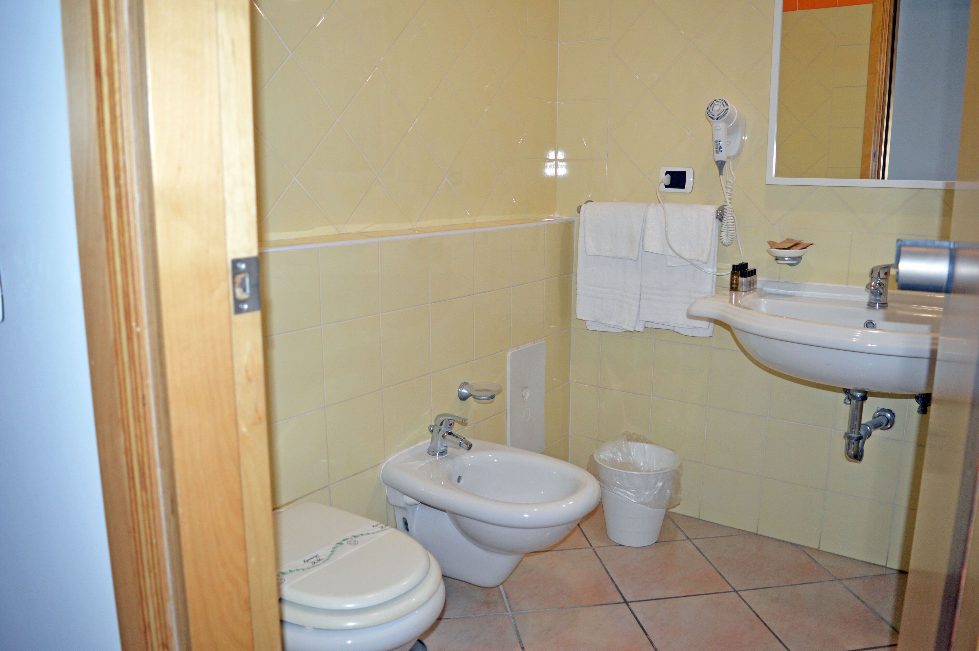 shower, free toiletries, dressing gowns, bidet