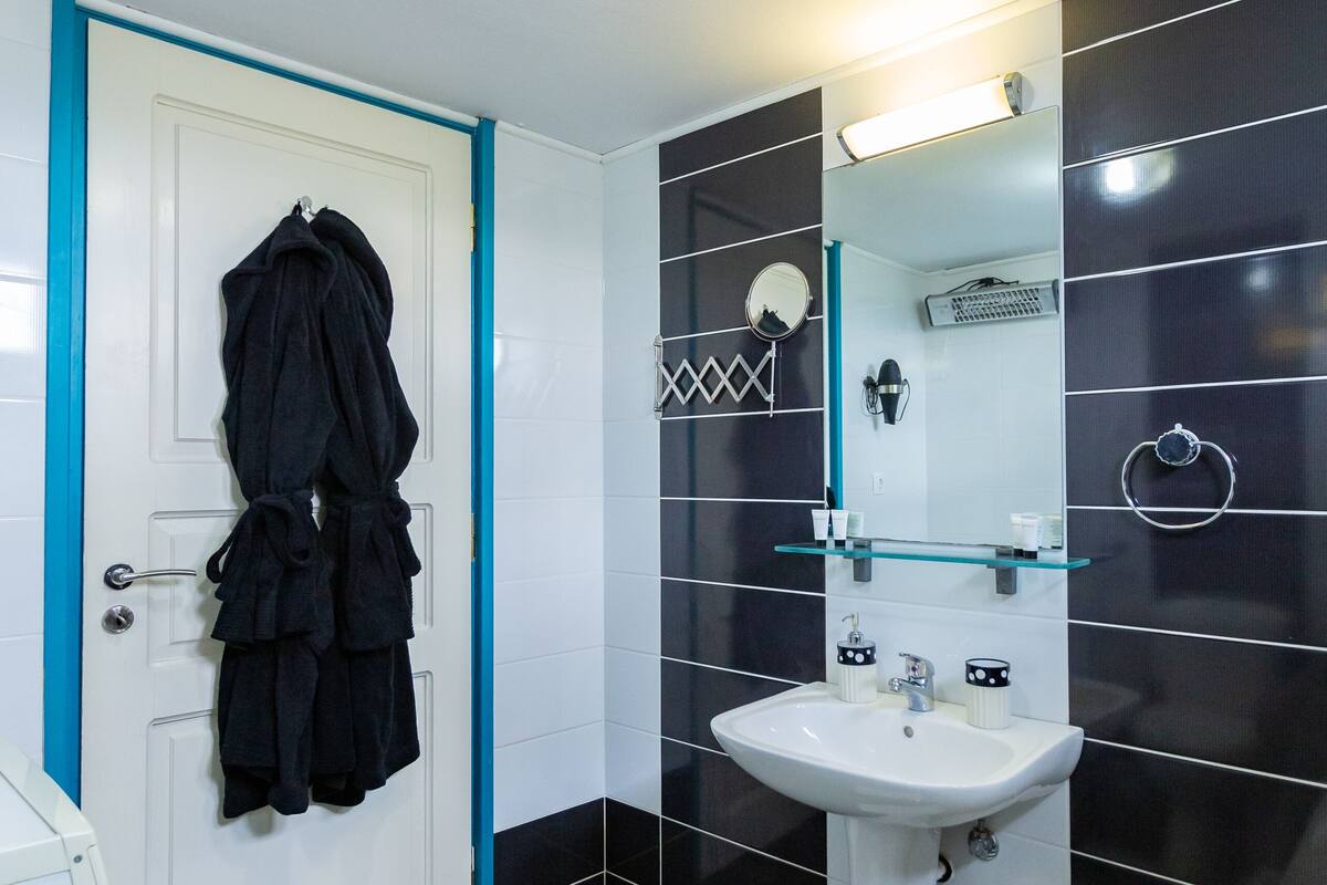 apartment, mountain view (triple studio) | bathroom | free toiletries, hair dryer, towels