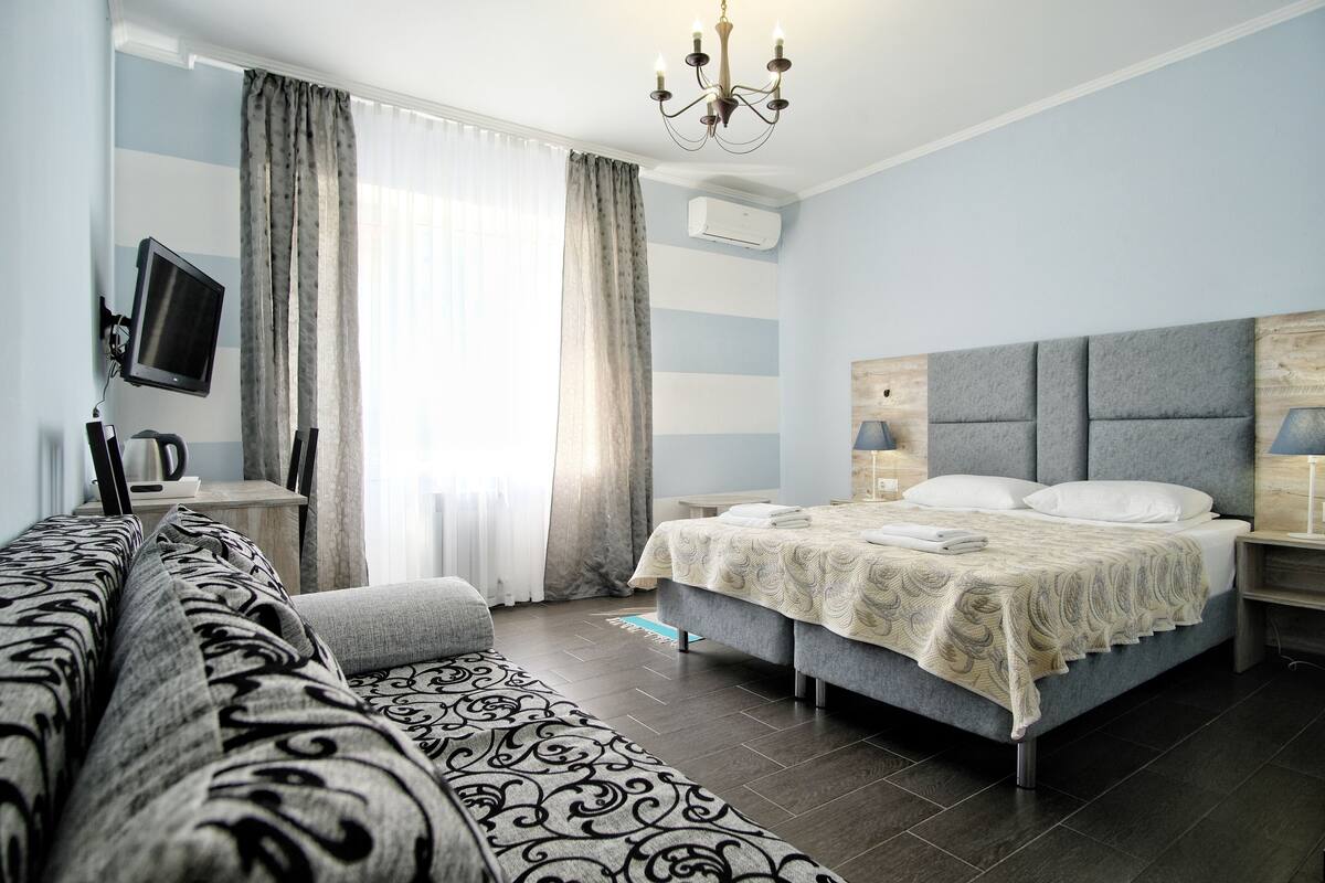 In-room safe, blackout curtains, iron/ironing board, free WiFi