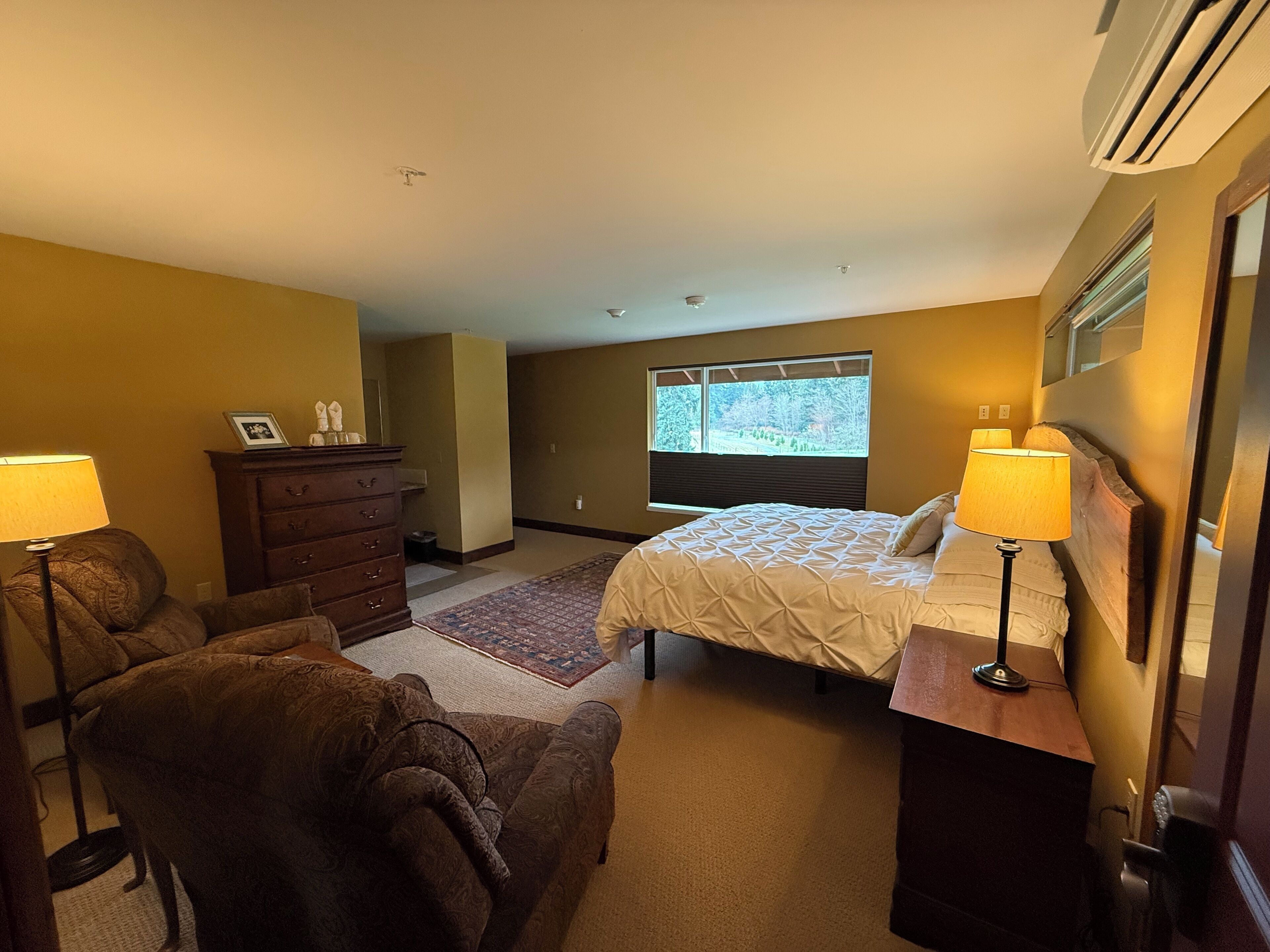 Premium Single Room, 1 King Bed, Ensuite, Vineyard View (Pastoral View)