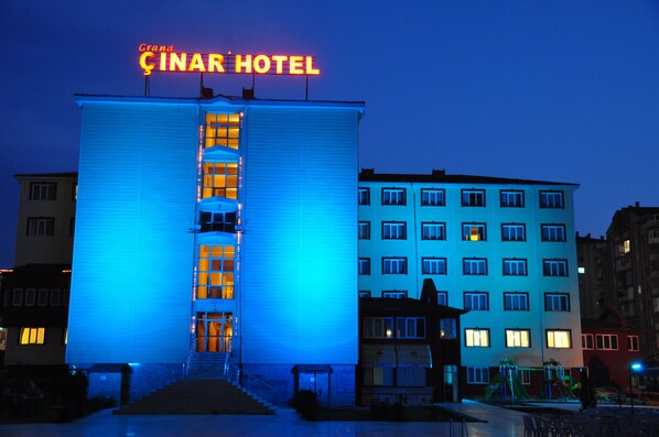 Front of property – evening/night