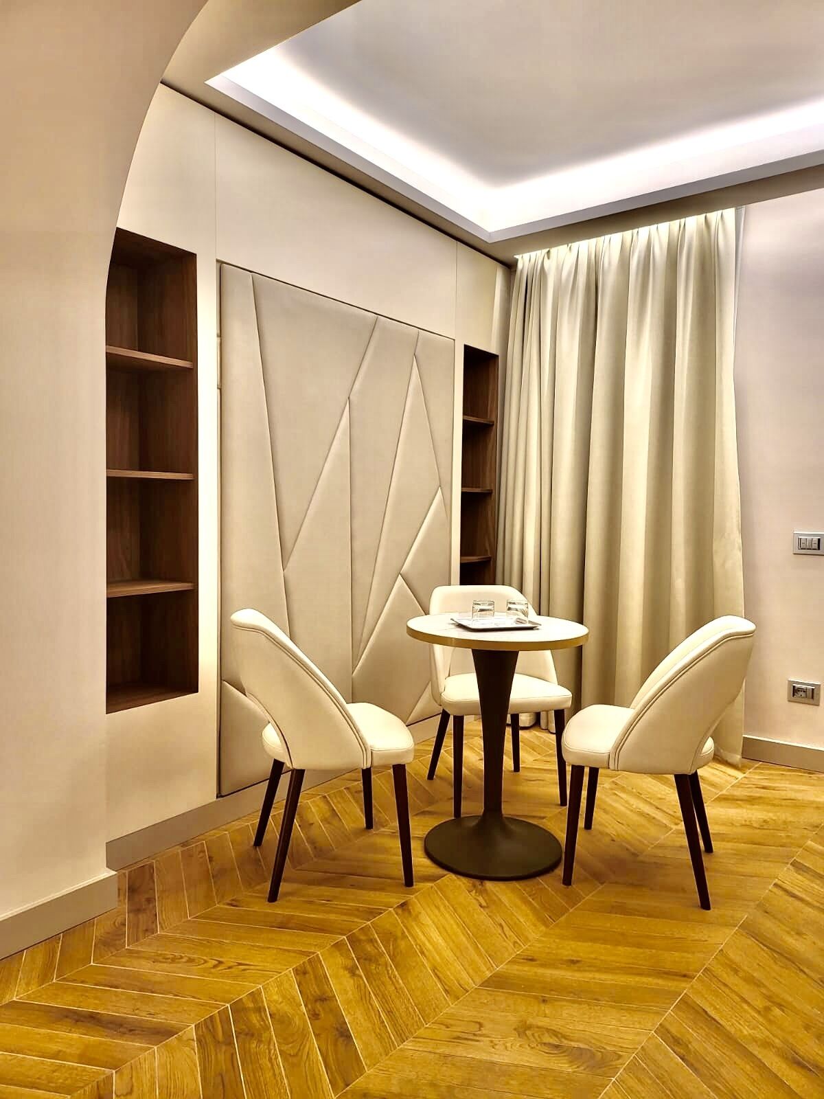 junior studio suite, separate building | 1 bedroom, premium bedding, down duvets, minibar