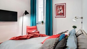 Apartment, 2 Schlafzimmer | 2 Schlafzimmer, Bügeleisen/Bügelbrett, kostenloses WLAN, Bettwäsche