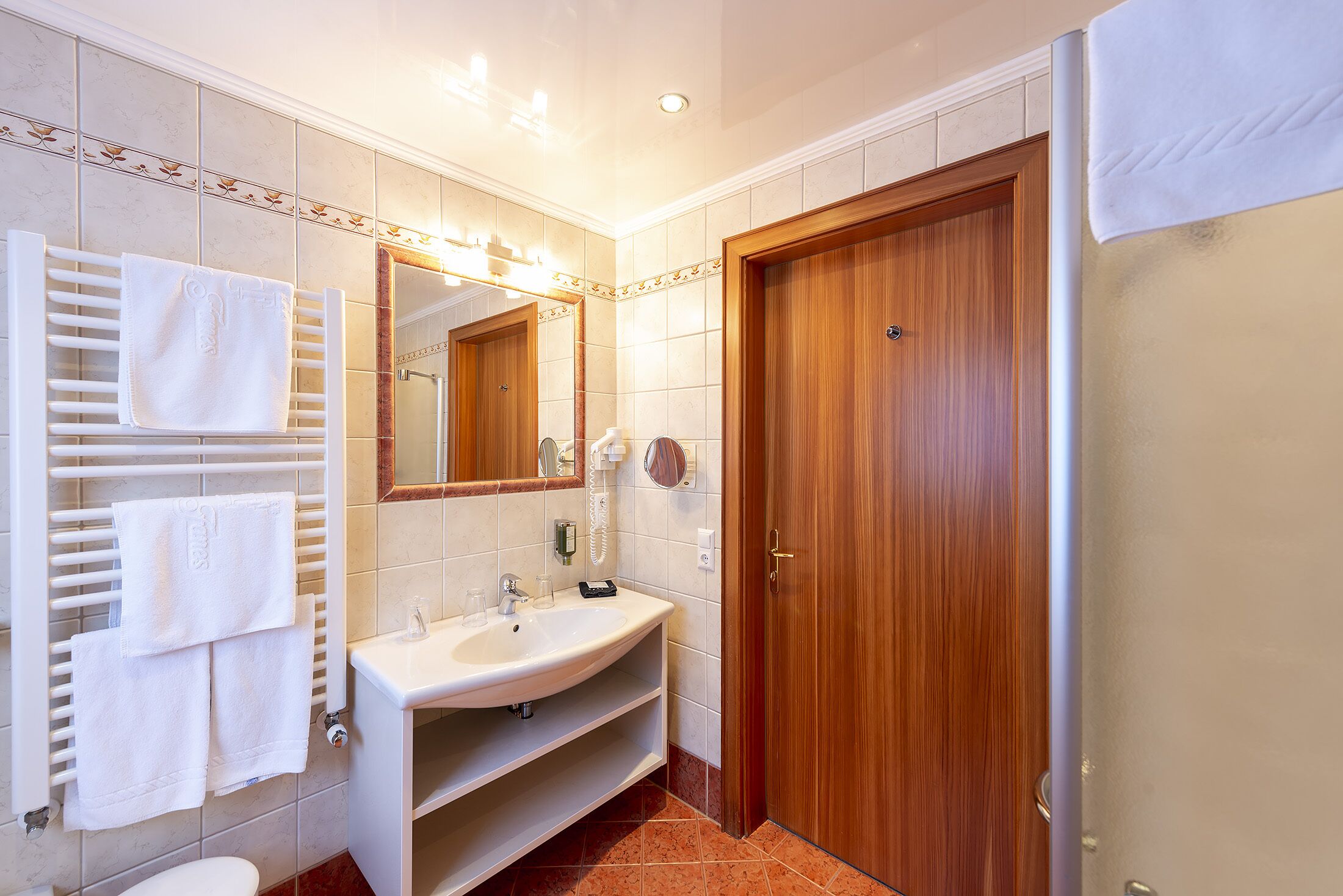 comfort room | bathroom | rainfall showerhead, free toiletries, hair dryer, bidet
