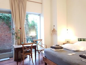 Desk, iron/ironing board, free cots/infant beds, free WiFi
