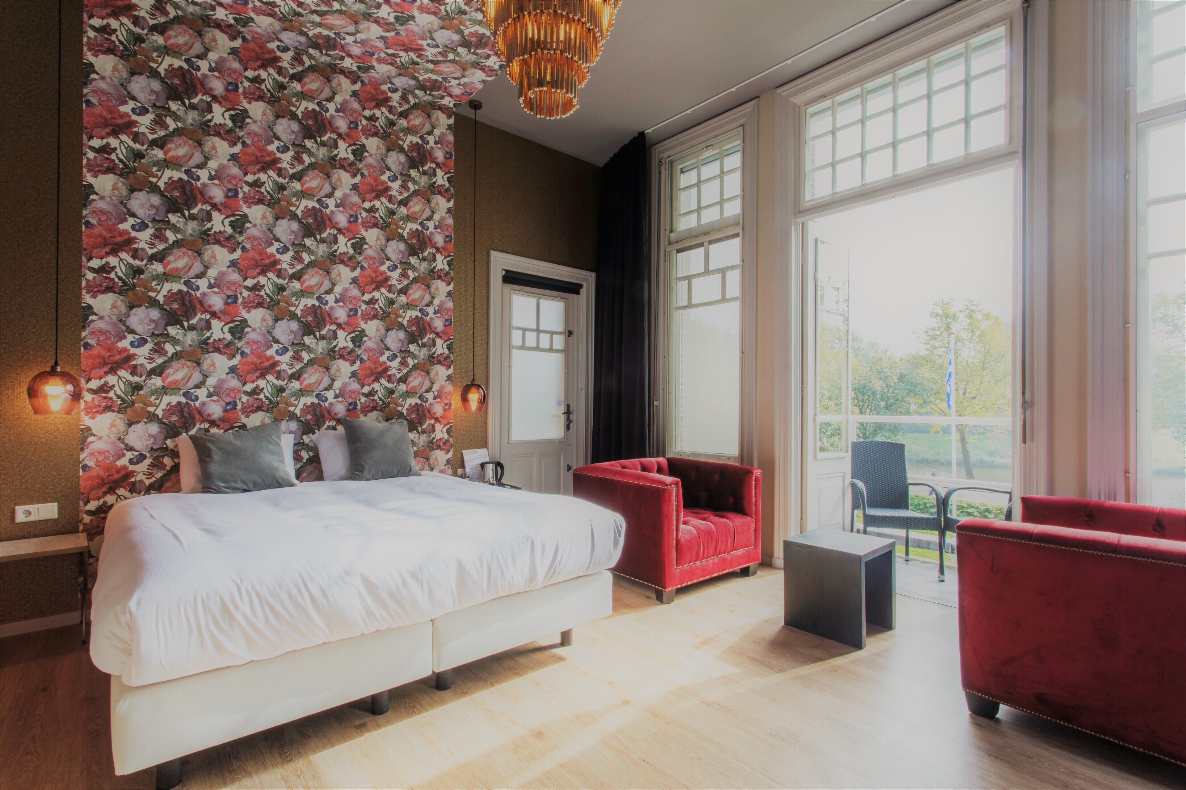 Habitación de luna de miel doble, no fumadores, balcón | Ropa de cama de alta calidad, minibar, caja fuerte y escritorio