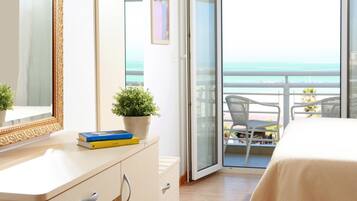 Double or Twin Room, Balcony, Sea View | View from room