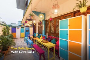 Sitteområde i lobbyen