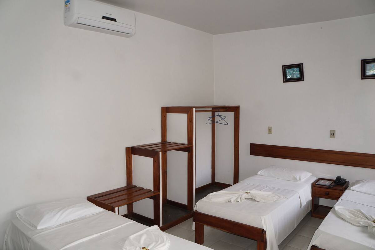 Minibar, desk, laptop workspace, blackout curtains